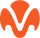 Orange logo with a stylized 'W' on a white background